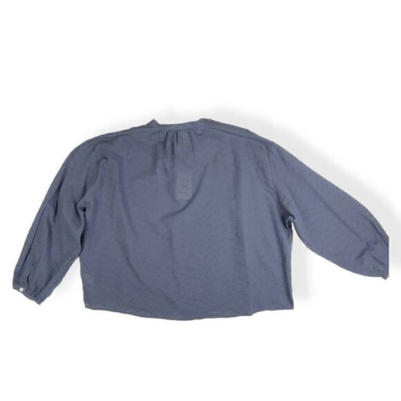 Universal Thread Long Sleeve Half Button Blouse Small - Picture 2 of 3